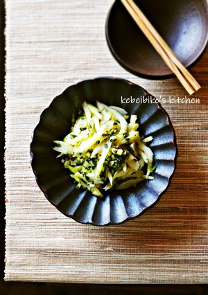 セロリのスパイスきんぴら　-レシピのメイン写真
