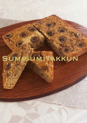 冷製バナナとオートミールのケーキ♪-レシピのメイン写真