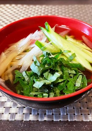 ひんやり♪沖縄もずくの冷製スープ-レシピのメイン写真