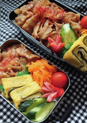 ❜21/7/21 生姜焼き弁当-レシピのメイン写真