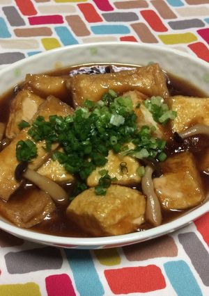 超簡単☆激うま！甘辛きつね揚げ出し豆腐♫-レシピのメイン写真