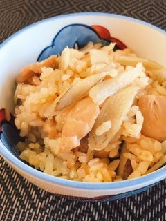 黄金比♡鶏ごぼうの炊き込みご飯♡-レシピのメイン写真