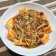 カリッと香ばしい!絹厚揚げの長ネギしめじあんかけ