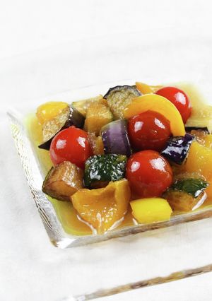 レモンオイルでさっぱり！夏野菜の揚げ浸し-レシピのメイン写真