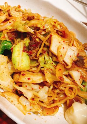 辛いおつまみ焼きそば-レシピのメイン写真