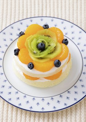 離乳食 お花のケーキ-レシピのメイン写真