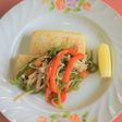 豆腐のステーキ 野菜たっぷりのせ