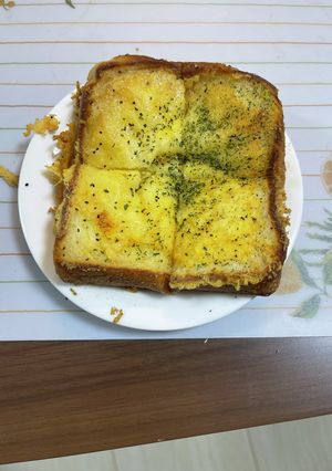 両面カリカリガーリックチーズトースト-レシピのメイン写真