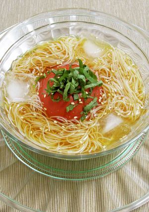 トマトそうめん-レシピのメイン写真