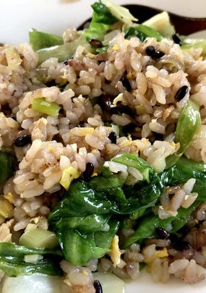 簡単激ウマ☆シャキシャキレタスチャーハン-レシピのメイン写真