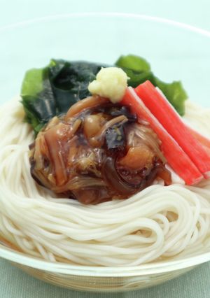 お手軽！きのこ三昧のサラダそうめん-レシピのメイン写真