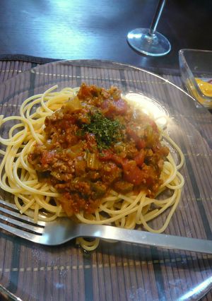 キャベツたっぷりミートソース-レシピのメイン写真