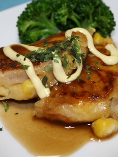 コーンとチーズのお好み焼き-レシピのメイン写真