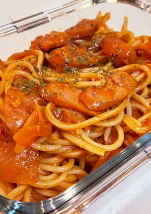 ☆簡単ナポリタン（レンチン）-レシピのメイン写真