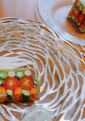 ☆夏野菜のテリーヌ☆-レシピのメイン写真