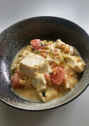トマトと豆腐の炒め合わせ-レシピのメイン写真