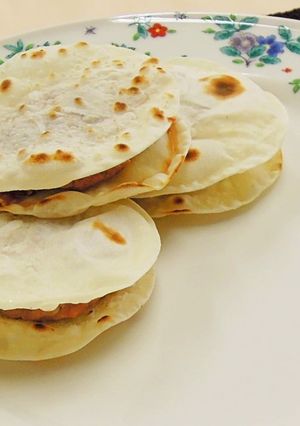 きのこのギョウザの皮サンド-レシピのメイン写真