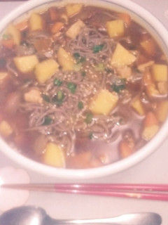カレー蕎麦!肉じゃがをリメイク-レシピのメイン写真