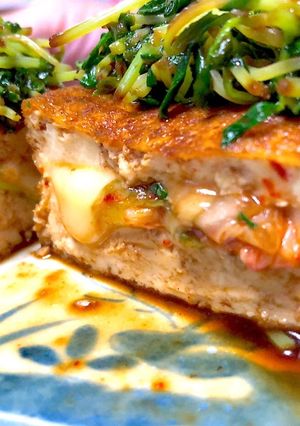 厚揚げキムチーズはさみ焼き-レシピのメイン写真
