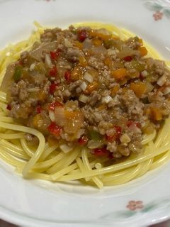 夏野菜いっぱい☆ミートソース-レシピのメイン写真