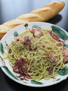 時短☆ボイルヤリイカのジェノベーゼパスタ-レシピのメイン写真