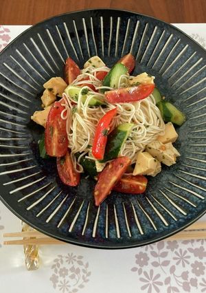 冷たい素麺-レシピのメイン写真