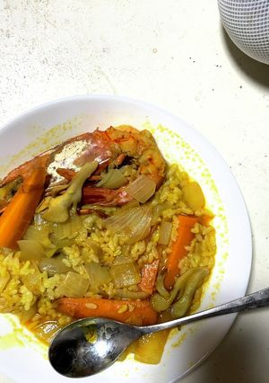 #着飾る恋　風・有頭エビのスープカレー♪-レシピのメイン写真