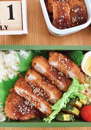 とんかつ弁当 21/7.21-レシピのメイン写真
