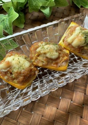 ズッキーニのミニカップ焼き♪カレー味-レシピのメイン写真