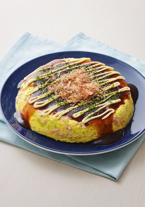 シーチキンで！レンチンふわふわお好み焼風-レシピのメイン写真