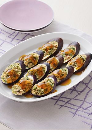 シーチキンとなすのレンチン重ね蒸し-レシピのメイン写真