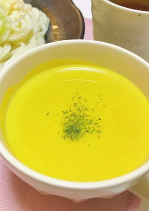 暑い日に冷たい♬かぼちゃの冷製スープ-レシピのメイン写真