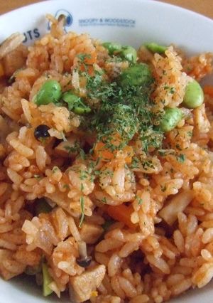 炊飯器でラクラク♪チキンライス-レシピのメイン写真