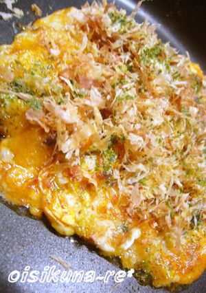 もんじゃ風お好み焼き☆キムチ＆チーズ牛玉-レシピのメイン写真