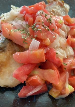 さっぱりと白身魚の簡単ドレッシングマリネ-レシピのメイン写真