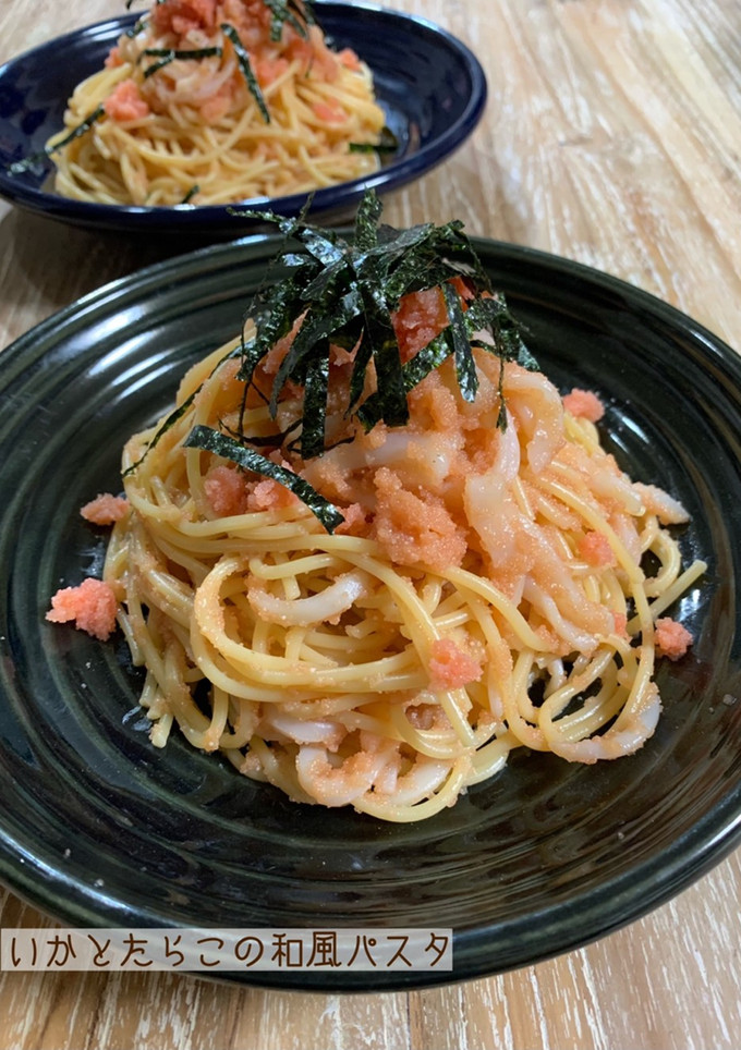 いかとたらこの和風パスタ-レシピのメイン写真