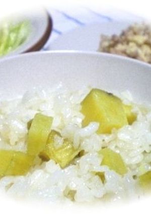 さつまいもの炊き込みご飯を2倍楽しむ!-レシピのメイン写真