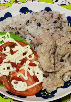 豚肉の生姜塩焼きワンプレート-レシピのメイン写真