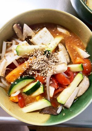 全てレンジもやし甘酢トマト味チャンプル風-レシピのメイン写真