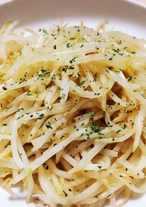 簡単おかず:もやしのペペロンチーノ風-レシピのメイン写真