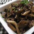 熱々トロトロ♡なすとキノコ、牛肉の煮込み