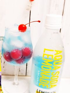 アイスの実とアクアレモネードソーダの夏-レシピのメイン写真