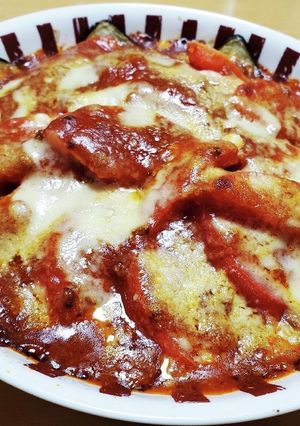 なすとトマトのミートソースチーズ焼き-レシピのメイン写真
