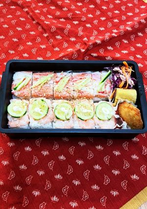 押し寿司弁当-レシピのメイン写真