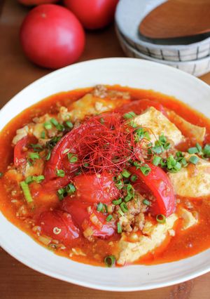 焼肉のタレで簡単麻婆トマト豆腐-レシピのメイン写真