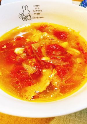 【トマト消費】鷄手羽元とトマトのスープ-レシピのメイン写真