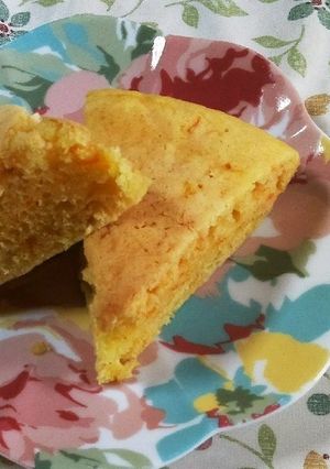78ホットケーキ其の２　卵、人参入ります-レシピのメイン写真