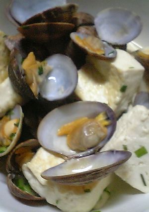 アサリ豆腐-レシピのメイン写真