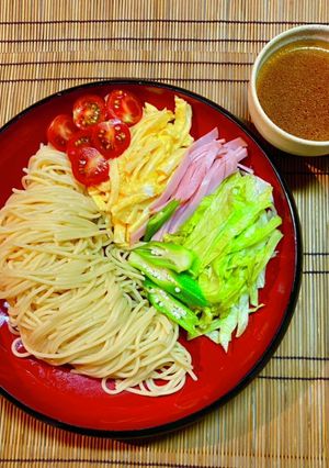 No2889パスタ麺で冷やし中華風-レシピのメイン写真