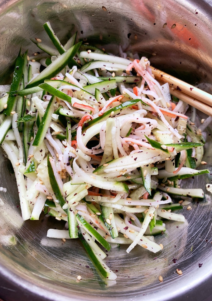 ✡きゅうりとカニカマの和え物-レシピのメイン写真